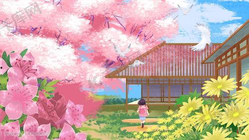 漫画樱花,春日里的浪漫诗篇